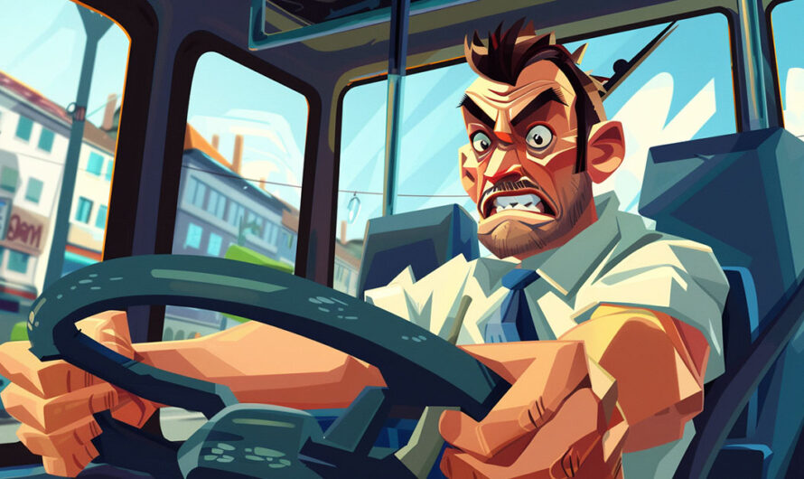 Gutten irriterer bussjåføren så mye at han stopper bussen. Resultatet? Jeg ler så tårene triller!